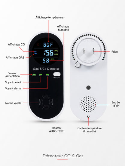Vigilox™ —  Détecteur Multi-Gaz Intelligent